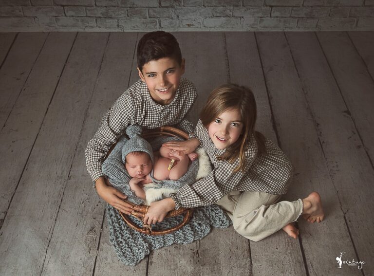 Sesion newborn en valencia vintage fotografia
